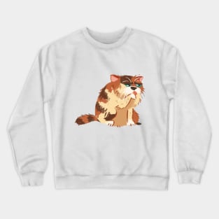 Cat T-shirt D Crewneck Sweatshirt